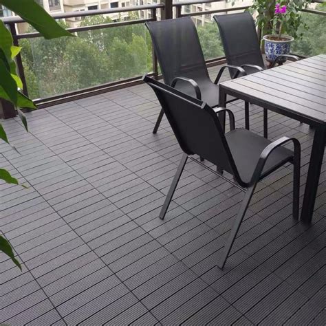 Baldosa Pvc Wpc Deck Encastrable Madera Exterior 30x30 Vonne Abete