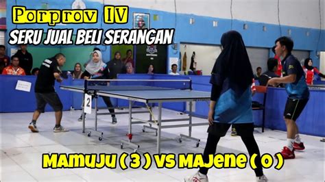 Ganda Campuran Mamuju Vs Majene Porprov Tennismeja Youtube