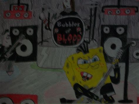 Bubbles of Blood - Spongebob Squarepants Fan Art (9021651) - Fanpop