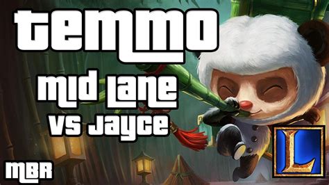 Panda Teemo Vs Jayce Mid Lane Season 4 League Of Legends Gameplay