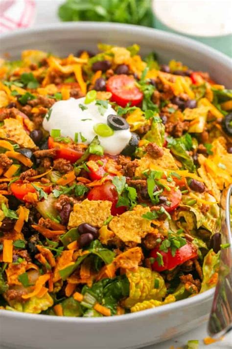 The Best Dorito Taco Salad Little Sunny Kitchen