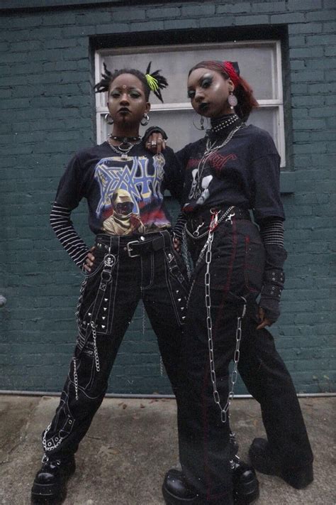 Pin By Foxy Brown On Black And Alternative Afro Punk Fashion Alternative Fashion Punk Fashion