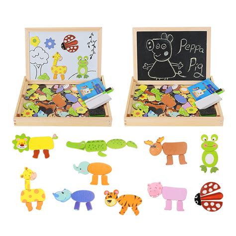 Wooden Magnetic Puzzle | Mustela Baby