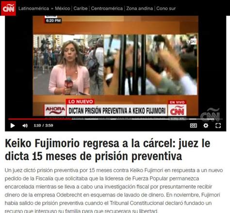 Keiko Fujimori así informó prensa internacional regreso prisión FOTOS