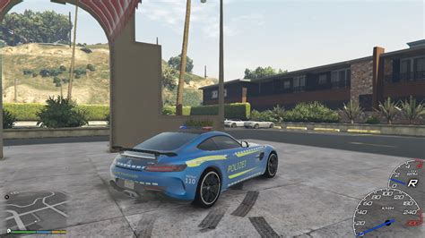 Mercedes AMG GTR Livery POLIZEI German GTA5 Mods