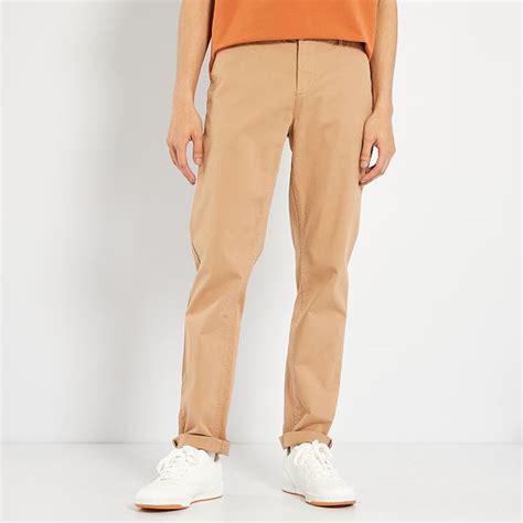 Pantalon Chino Slim Homme Beige Kiabi 1500€