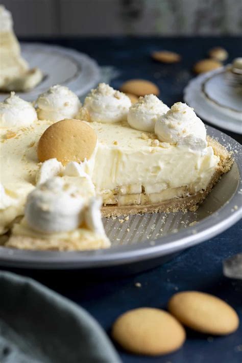 No Bake Banana Cream Pie With Pudding Wild Wild Whisk