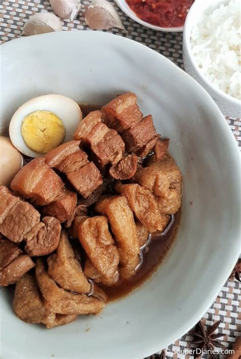 Braised Pork Belly With Egg