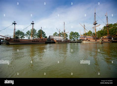 Usa Virginia Va Historic Jamestown Settlement Three Ships Susan