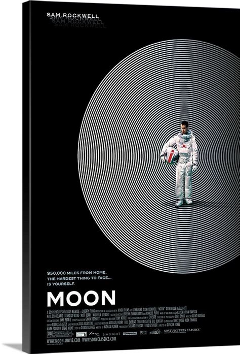 Moon (2009) | Movie posters, Space movie posters, Frames for canvas paintings