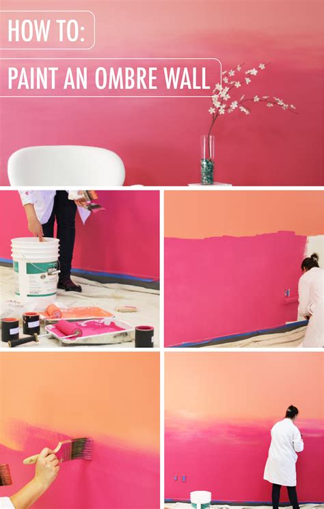 How To Paint An Ombre Wall Colorfully Behr Blog Ombre Wall Ombre Painted Walls Wall Paint