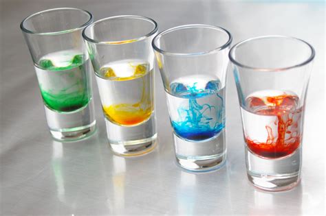 Food Coloring In Water Experiment