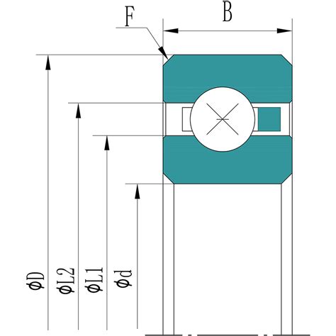 High Quality Metric Thin Section Ball Bearing Series Open Type X