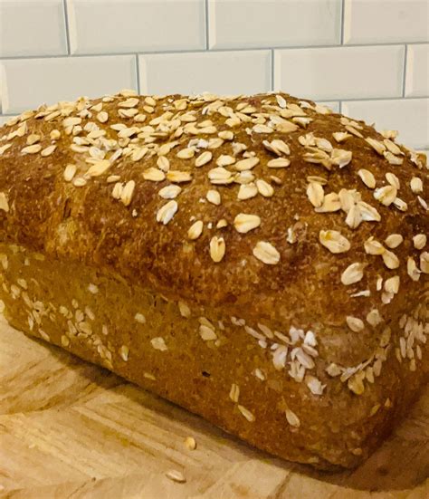 Toasted Oatmeal Rye Sourdough Sandwich Bread