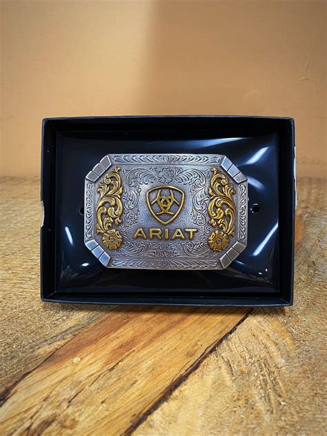 ARIAT – Western Buckle ( Silver /Gold ) – El Potrerito