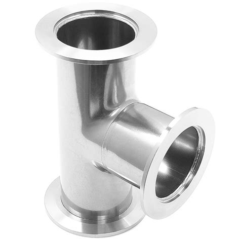 Tee Kf 50 Vacuum Fittings Iso Kf Flange Size Nw 50 Stainless Steel