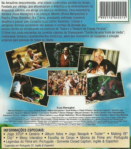 Dvd Xuxa E O Tesouro Da Cidade Perdida Original Lacrado MercadoLivre