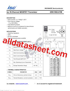 Sk M Datasheet Pdf Inchange Semiconductor Company Limited