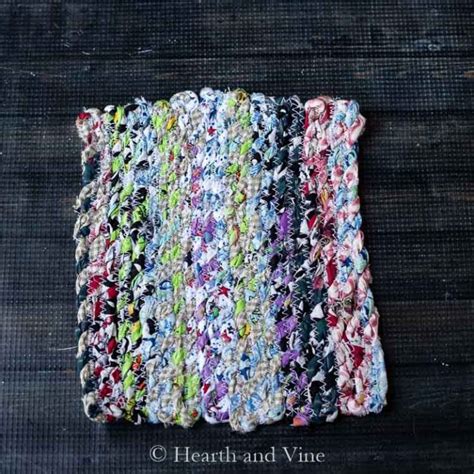 Diy Fabric Twine Potholders Colorful And Functional Hearth And Vine