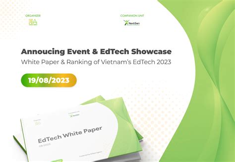 Stay Tuned For The White Paper EdTech Vietnam 2023 Ranking Expected