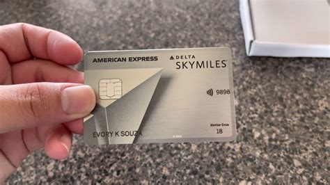 American Express Delta Skymiles Platinum Card Unboxing Youtube