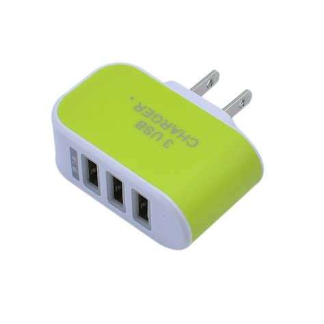 Travel 3 1a Fast Charge 3 Usb Ports Plug In Wall Charger Adapter