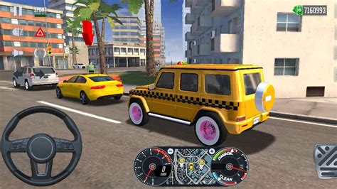 Mercedes AMG G63 L Taxi Sim 2022 Evolution Los Angeles City Wheel Drive