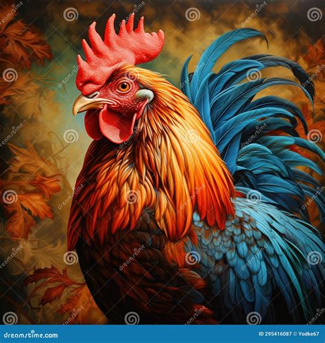 Image of Rooster. Farm Animals Stock Illustration - Illustration of head, color: 295416087