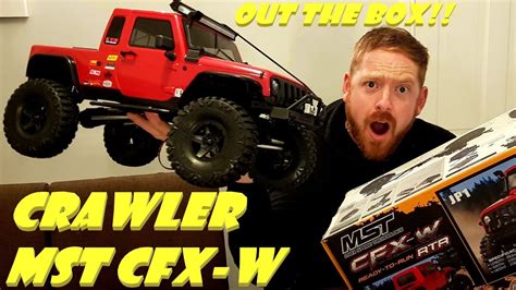 Mst Cfx W Rtr Jp New Rc X Crawler Scaler Out The Box Youtube