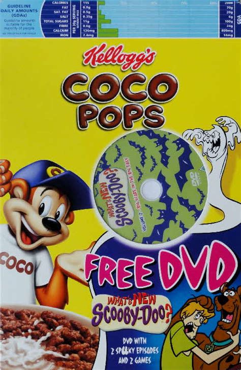 2005 Scooby Doo DVD Issued In Kelloggs Coco Pops