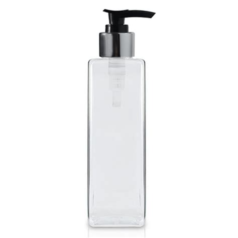 250ml Square Plastic Lotion Bottle Ideon Co Uk 0161 367 1411