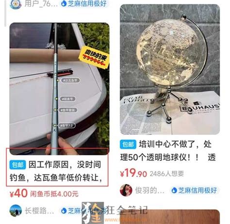 闲鱼搞钱完全攻略：无关货源，重在营销 狂金笔记