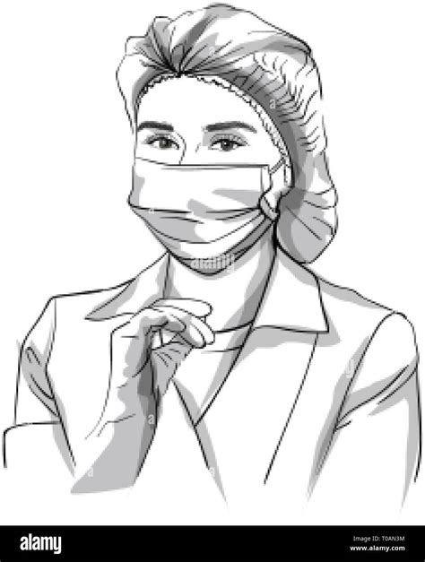 Woman Doctor Images Drawing Vectors Stock Photos Psd Files