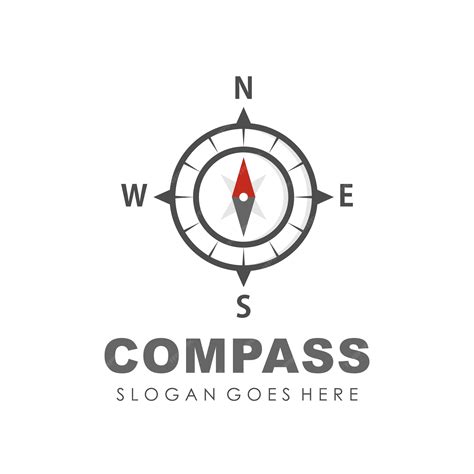 Premium Vector | Compass logo design template