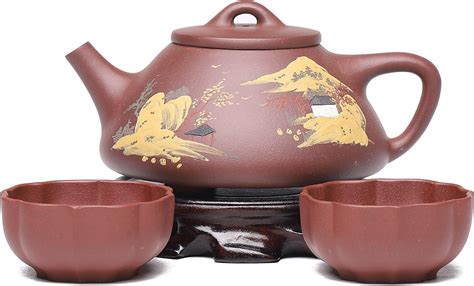 Amazon SILINE Zisha Tea Pot Set Genuine Yixing Clay Teapot 11 8