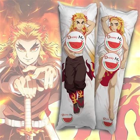 Amazon Drawyme Rengoku Body Pillow Demon Slayer Body Pillow Case