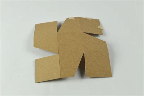 Flat Pack Cardboard Stool Behance