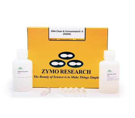 Order D4004 Zymo Dna Clean And Concentrator 5 Kit At Mbp Inc