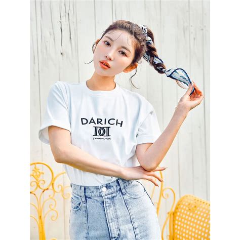 ダーリッチ Darich Ddロゴエンブロイダリーtシャツ （ブラック） 靴＆ファッション通販 ロコンド〜自宅で試着、気軽に返品