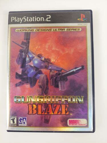 Gungriffon Blaze Cib Playstation 2 Ps2 Holo Cover Tested And Works⭐