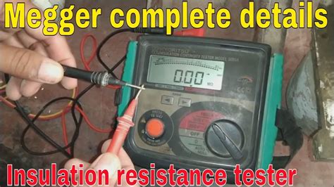 Megger Review Insulation Resistance Tester Review Magger Testing