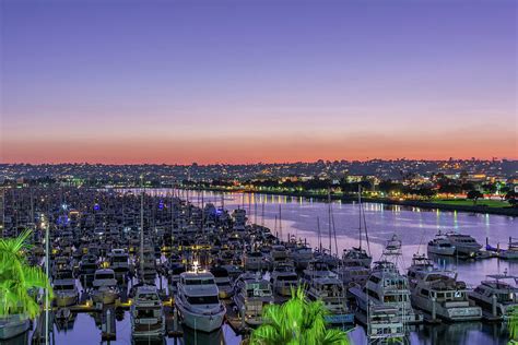 Beautiful Sunset shot of Harbor Island, San Diego Photograph by Nii ...