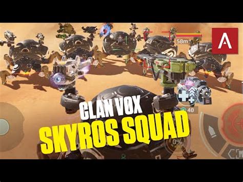 War Robots SKYROS SQUAD with Clan VØX Live Stream Gameplay YouTube