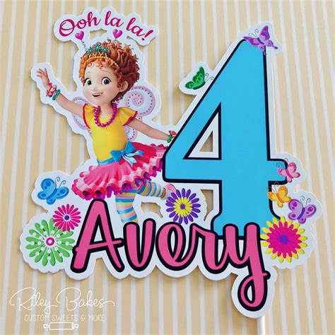 Fancy Nancy Cake Topper Custom Cake Topper Fancy Nancy Etsy Fancy