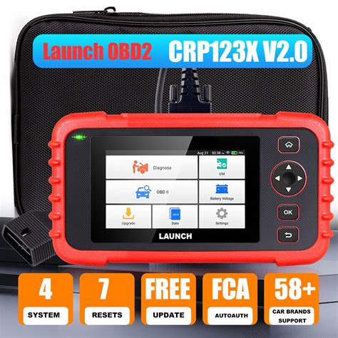 LAUNCH CRP123X 4 System Automotive OBD2 Scanner For Engine Transmission