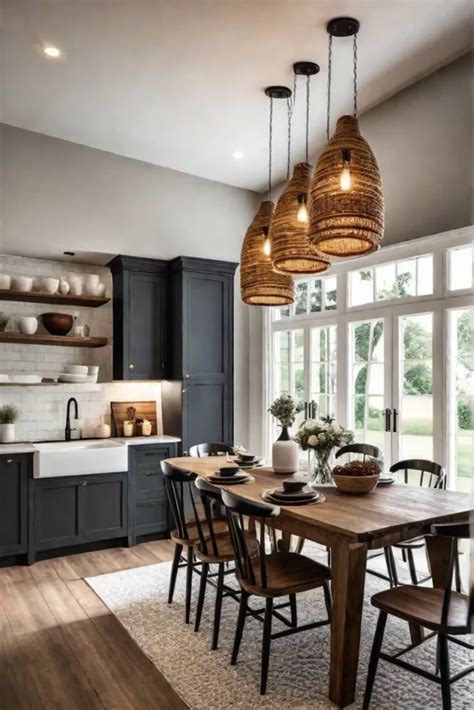 Unveiling the Secrets of Traditional Farmhouse Kitchen Lighting - Decorating Talent