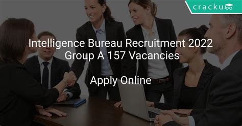 Intelligence Bureau Recruitment Group A Vacancies Latest