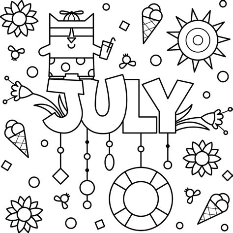 July Coloring Pages To Print Off