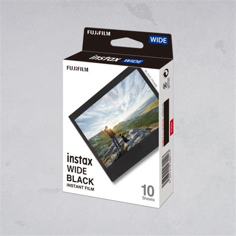 NEW Instax Wide BLACK Instant Film. Fujifilm Instax Film With Black ...