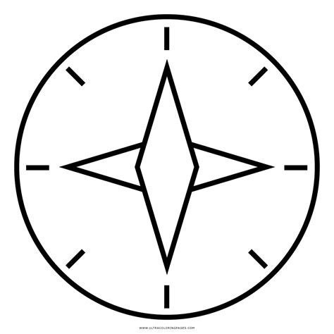 Compass Coloring Page Ultra Coloring Pages